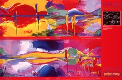 Max, Four Seasons Series, firmato a mano, edizione ufficiale, Peter Max (dopo)