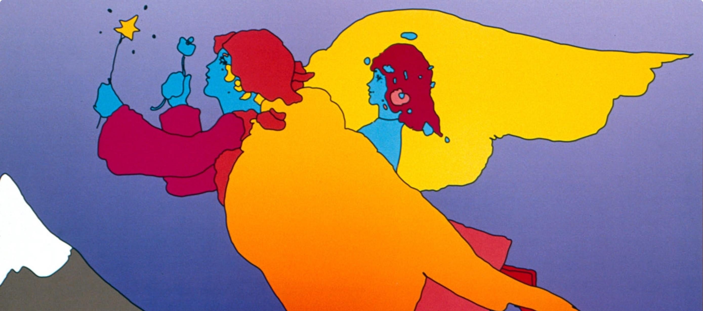 Max, Highest Mountain, signé à la main, édition officielle, Peter Max (d'après) en vente 1