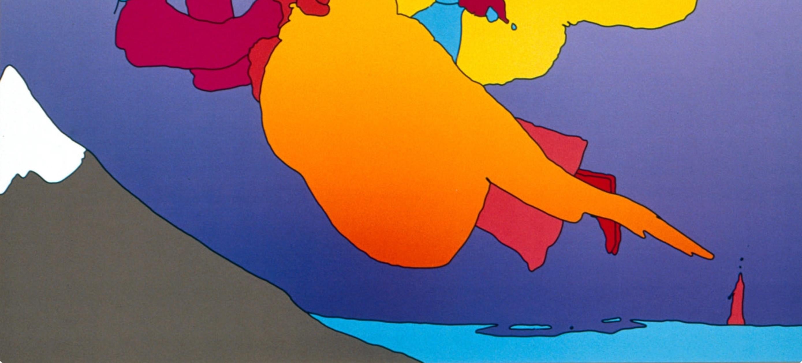 Max, Highest Mountain, signé à la main, édition officielle, Peter Max (d'après) en vente 3