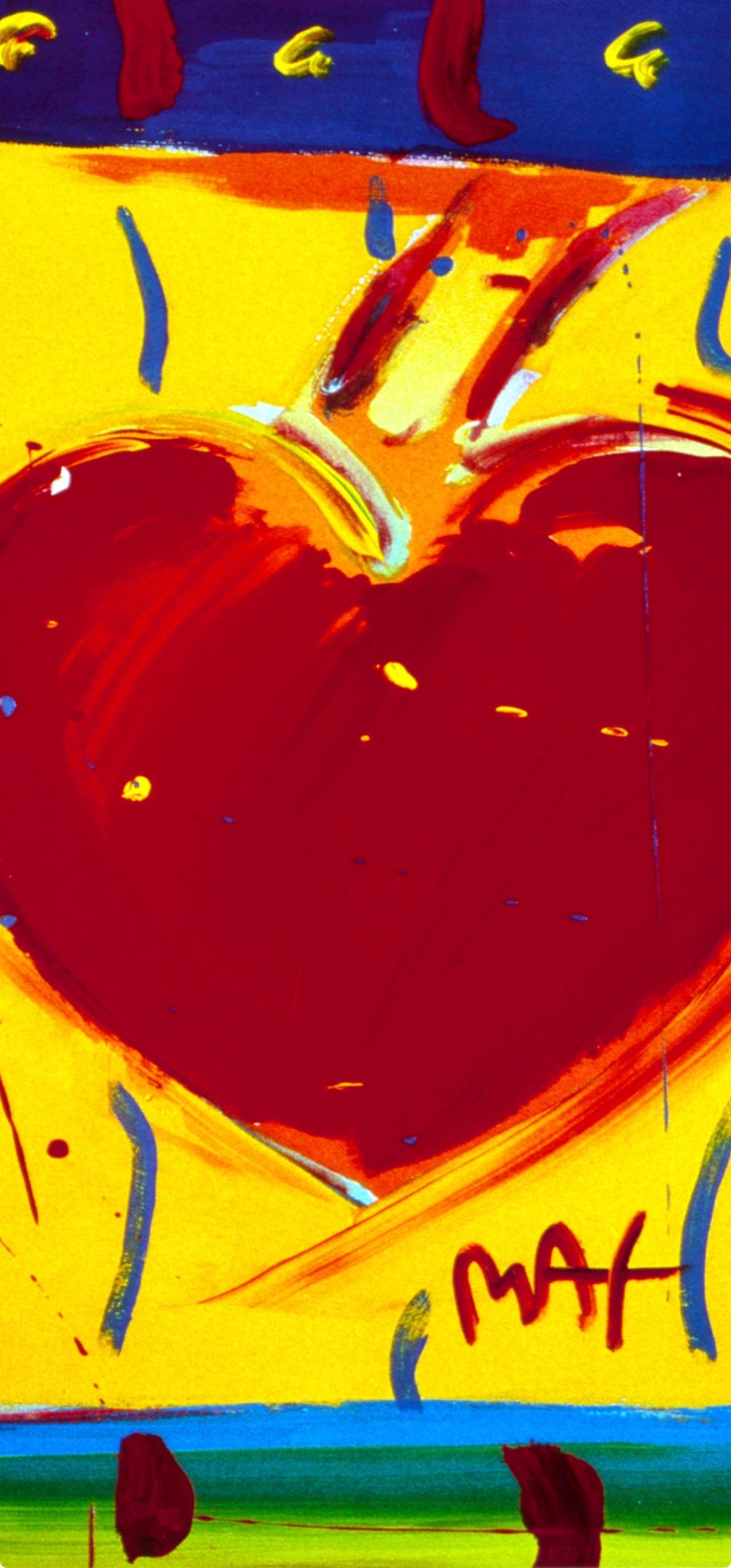 Max, Lotta Love, Hand Signed, Official Edition, Peter Max (after) For Sale 1