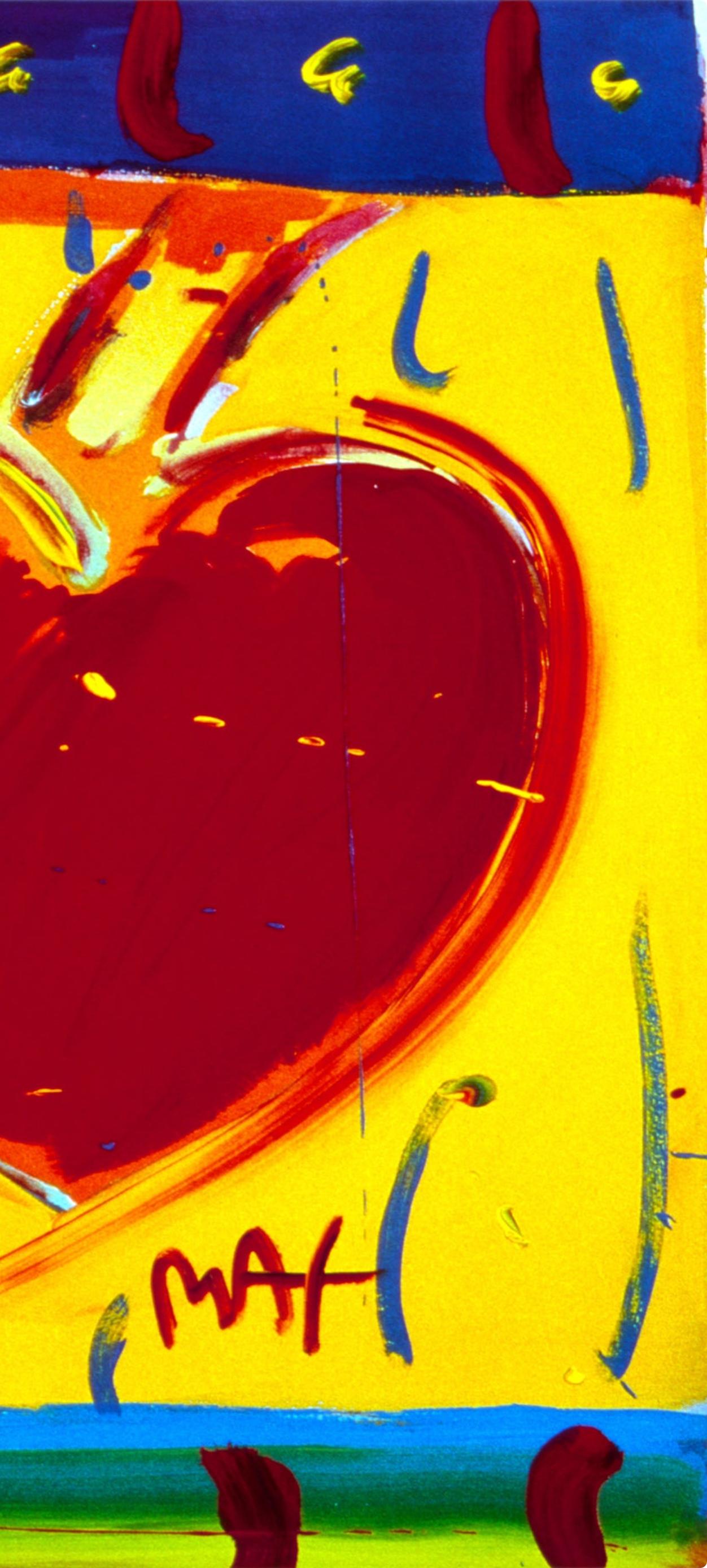 Max, Lotta Love, Hand Signed, Official Edition, Peter Max (after) For Sale 3