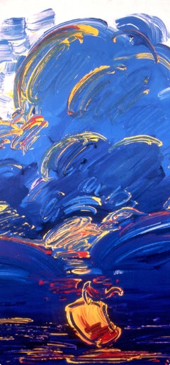 Max, Summer Storm, Hand Signed, Official Edition, Peter Max (after)