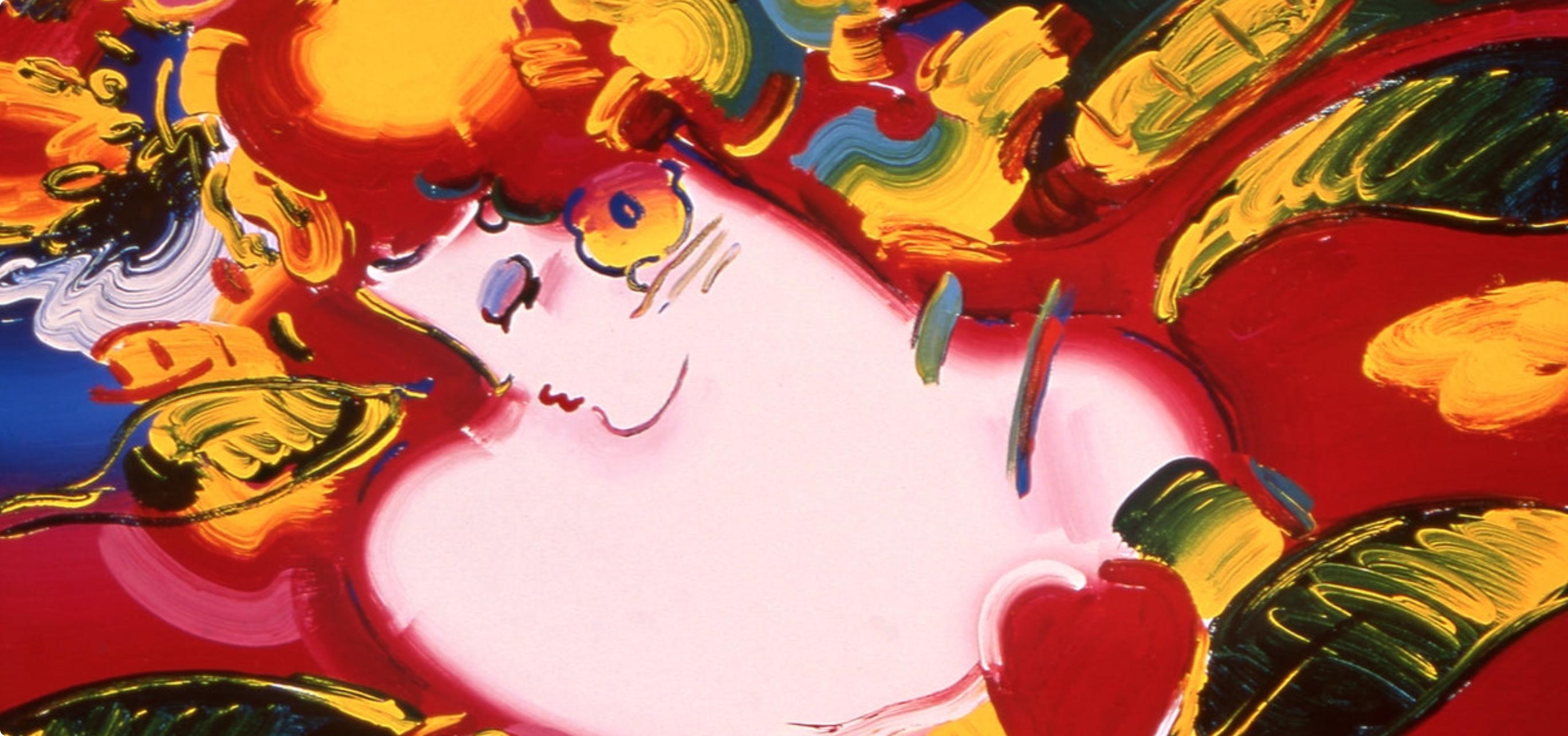 Max, Women in Love, Hand Signed, Official Edition, Peter Max (after) For Sale 1