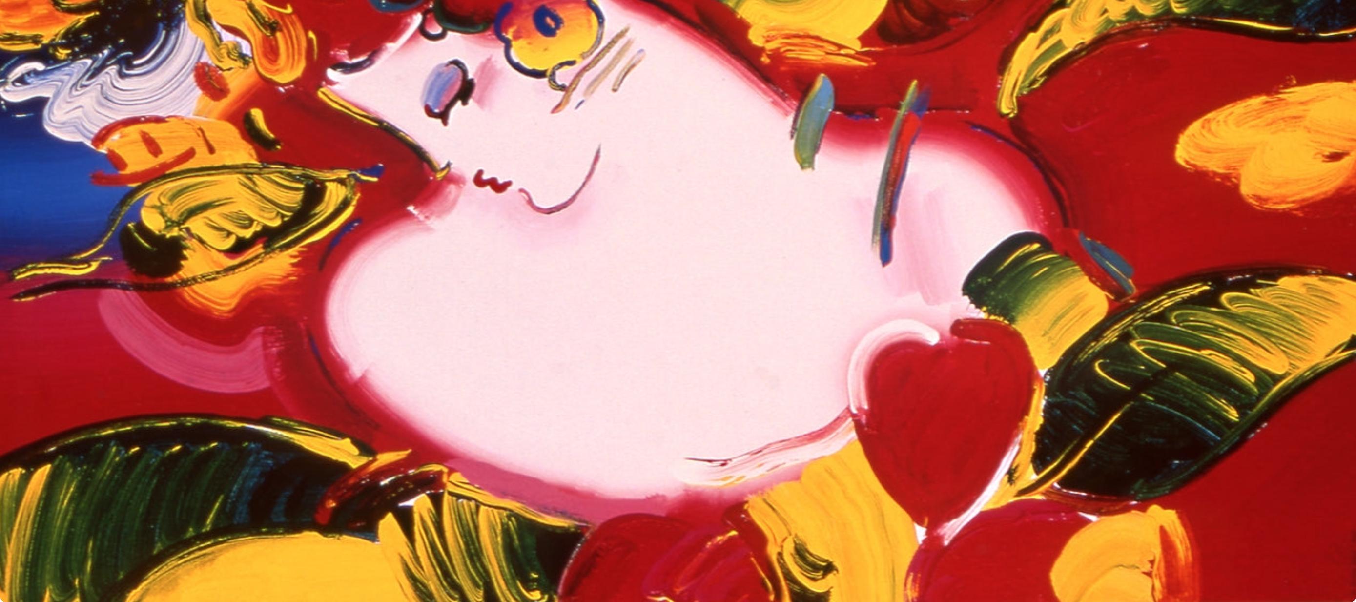 Max, Women in Love, Hand Signed, Official Edition, Peter Max (after) For Sale 3