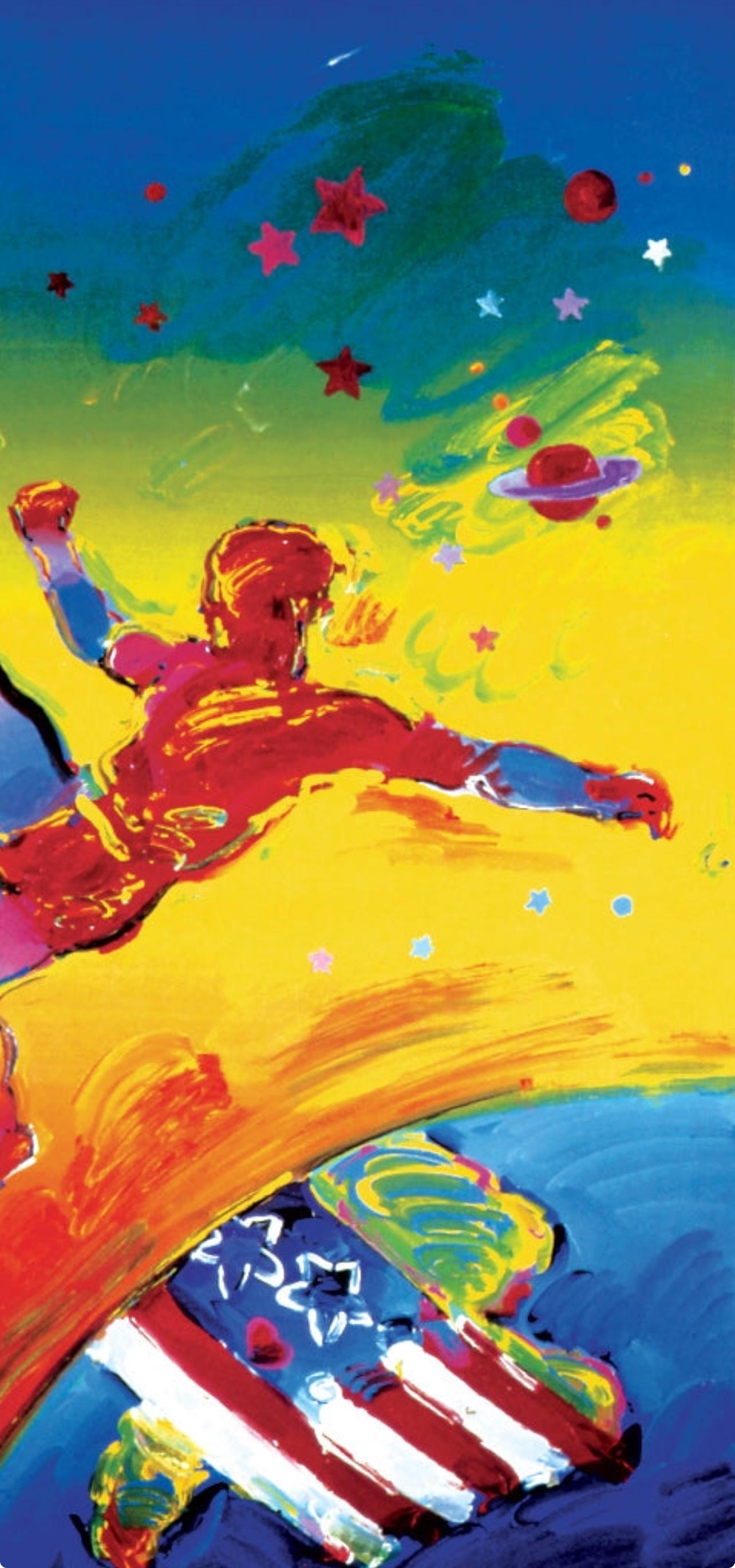 Max, Coupe du monde 94, signé à la main, édition officielle, Peter Max (d'après) en vente 2