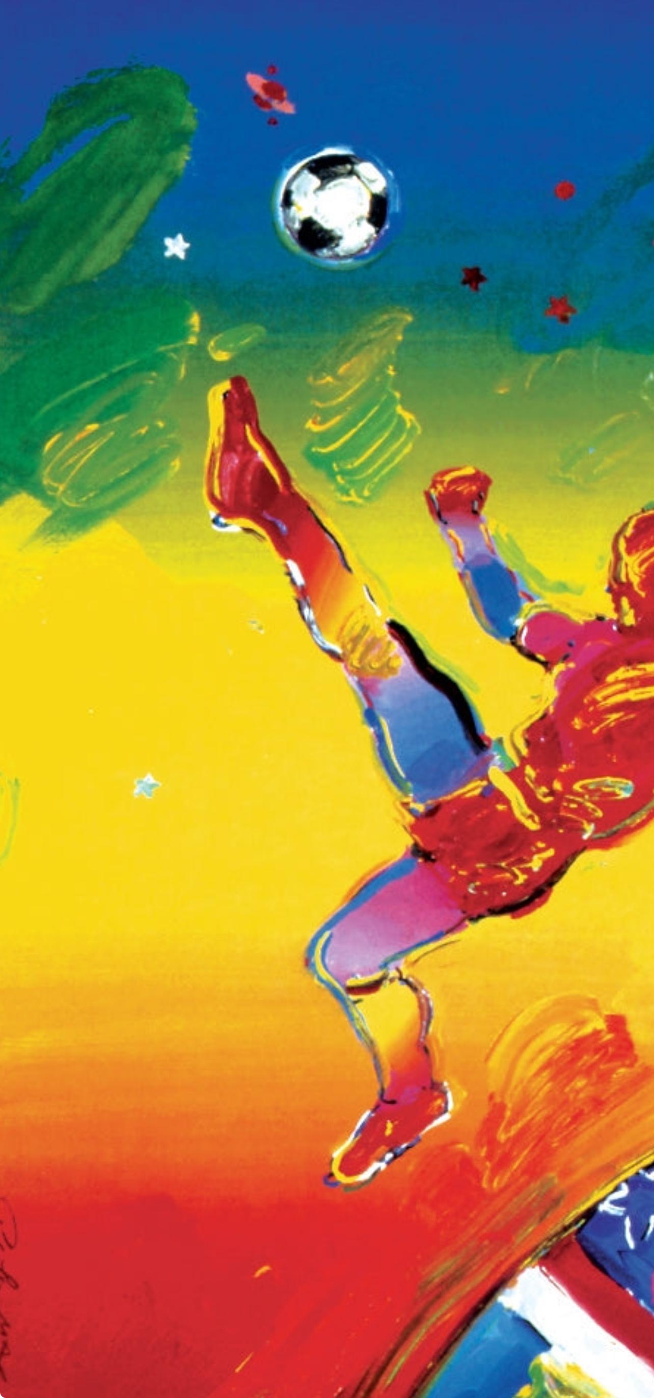 Max, Coupe du monde 94, signé à la main, édition officielle, Peter Max (d'après) en vente 3