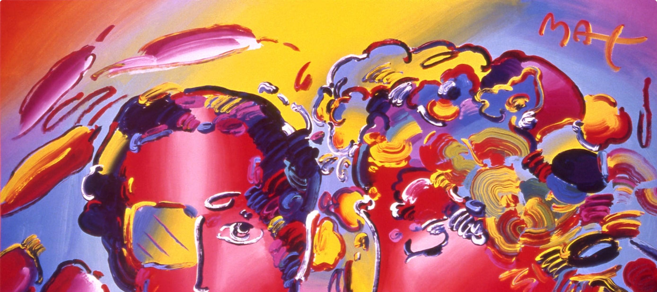 Max, Zero in Love, Hand Signed, Official Edition, Peter Max (after) For Sale 2