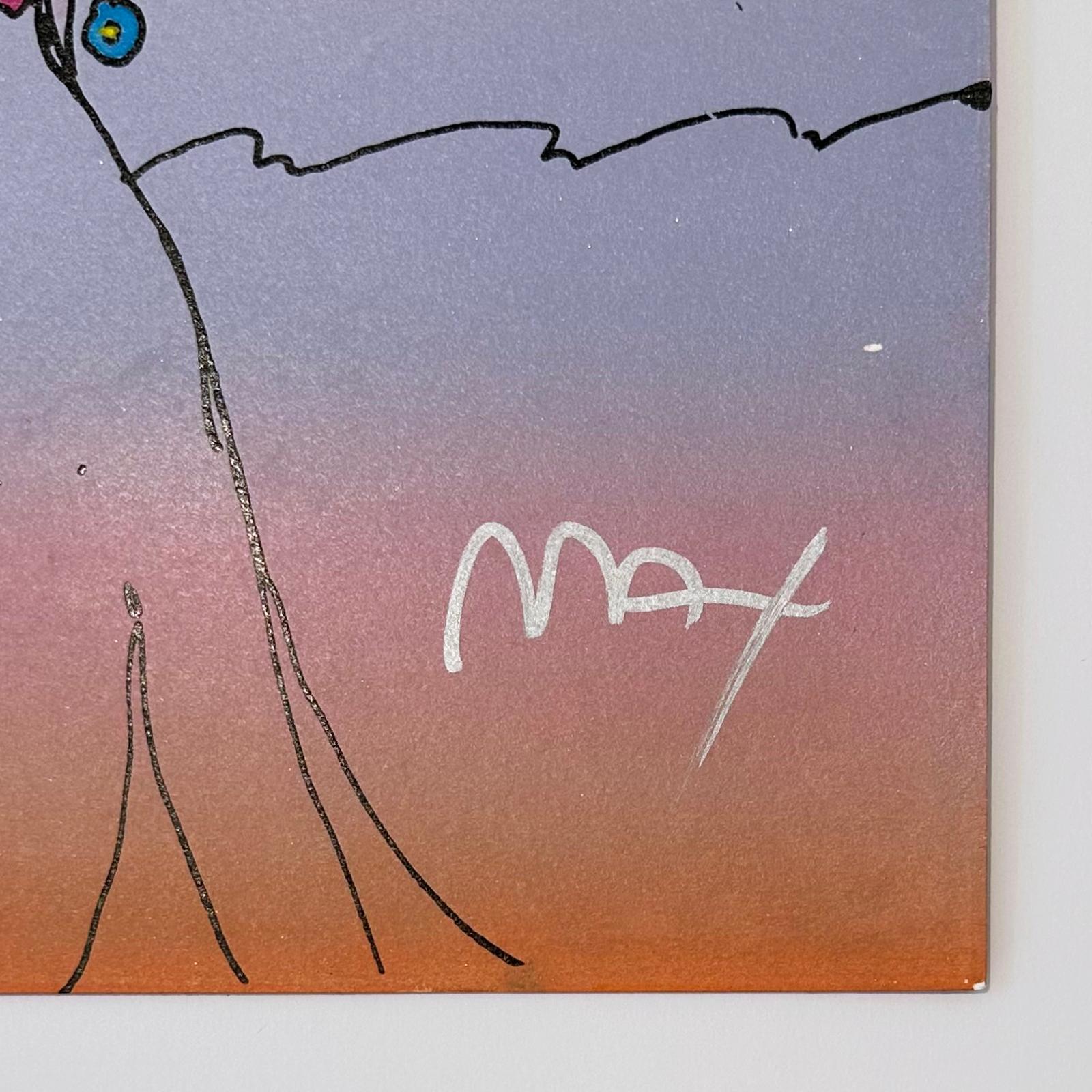 Mermaid with Sailboat - Contemporary Print by Peter Max