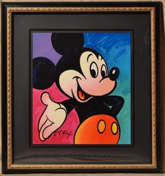 Mickey Mouse (The Complete Set of 4 Hand-Signed Color Lithographs) by Peter Max