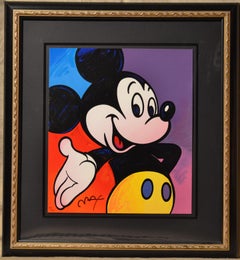 Mickey Mouse (The Complete Set of 4 Hand-Signed Color Lithographs) by Peter Max