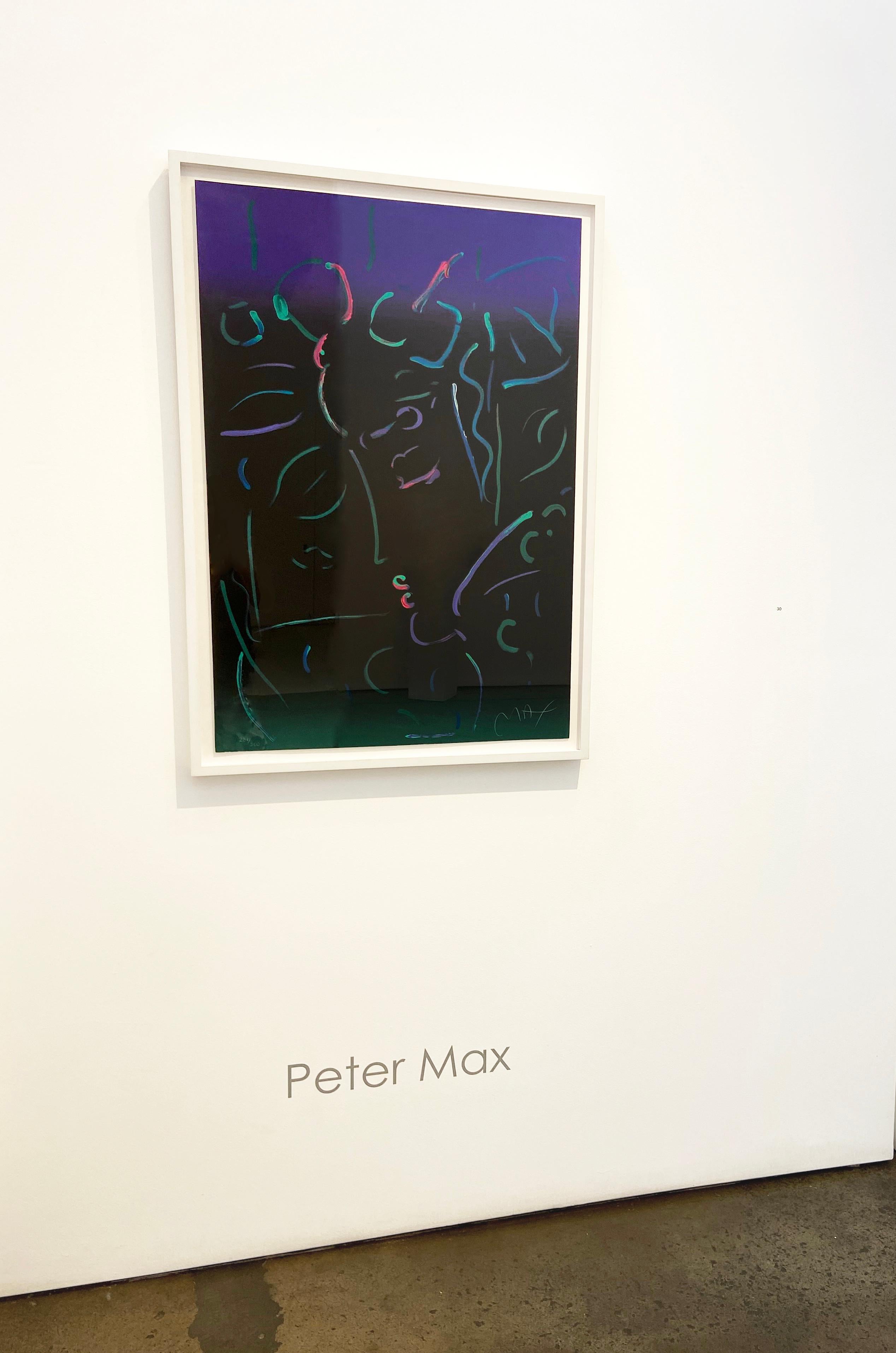 Midnight Profile - Print by Peter Max