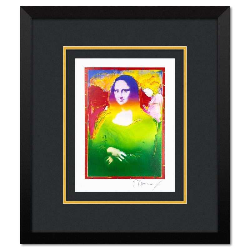 Peter Max Print - "Mona Lisa II" Framed Limited Edition Lithograph