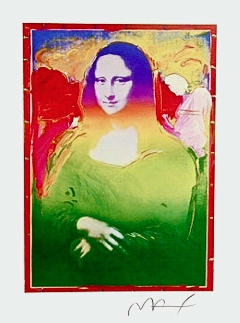 Mona Lisa II, Limited Edition Lithograph, Peter Max - SIGNED