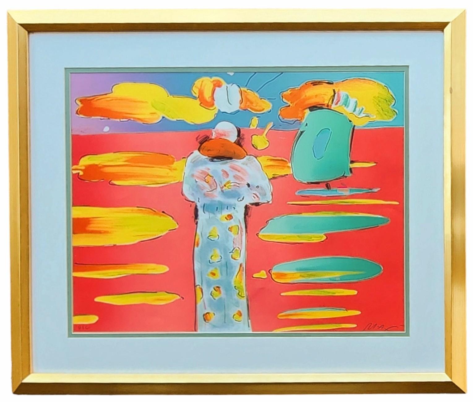 Monk at The Red Sea - Print by Peter Max