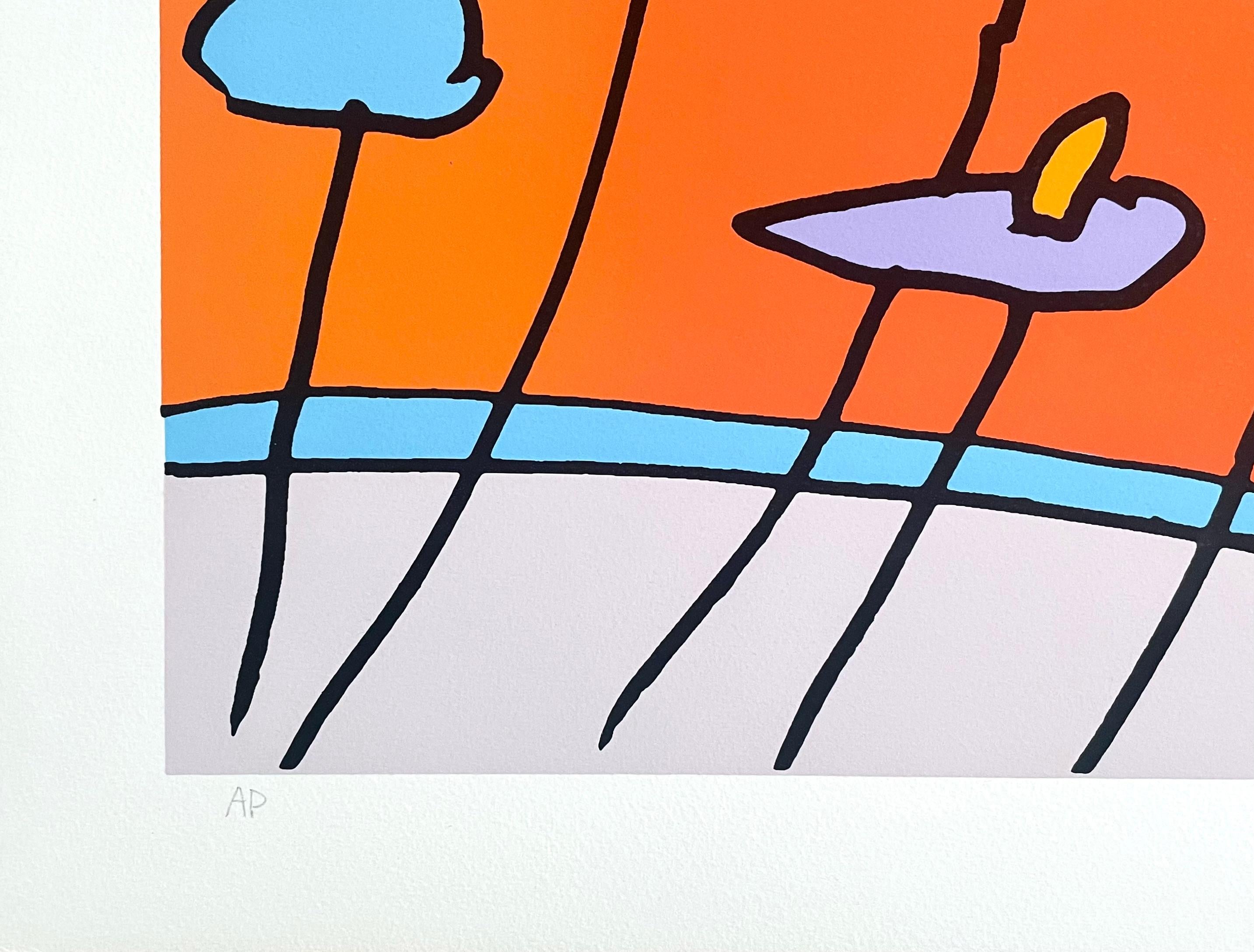 Mondblumen, Peter Max im Angebot 1