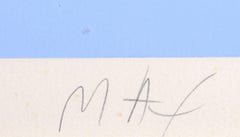 Moonscapes II, serigrafia psichedelica di Peter Max