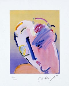 Neo Man In Love Ver. Lithographie II, édition limitée, Peter Max - SIGNÉE