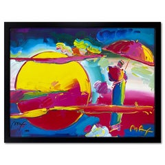 "New Moon II" Framed Hand Signed Offset Lithograph
