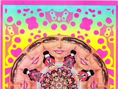Original Kalaidoscopic Lips #6 Psychedelic Pop Art, 1967 vintage poster