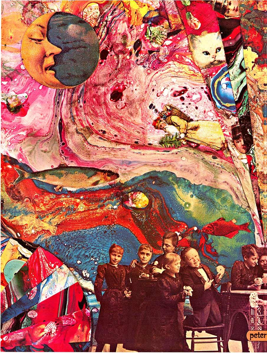 Original Midget Dream #1 psychedelischen 1967 vintage poster - popart – Print von Peter Max