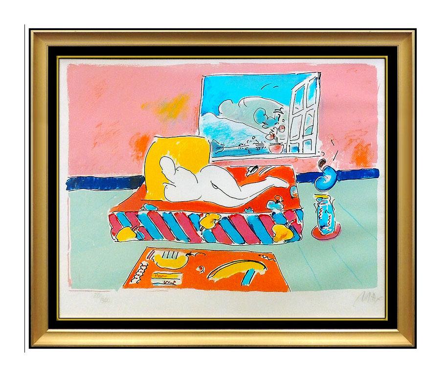 Peter Max Hand Signed and Numbered Vintage Color Silkscreen, Professionally Custom Framed and listed with the Submit Best Offer option 

Accepting Offers Now:  Up for sale here we have an Extremely Rare and Authentic Silkscreen by Peter Max titled,