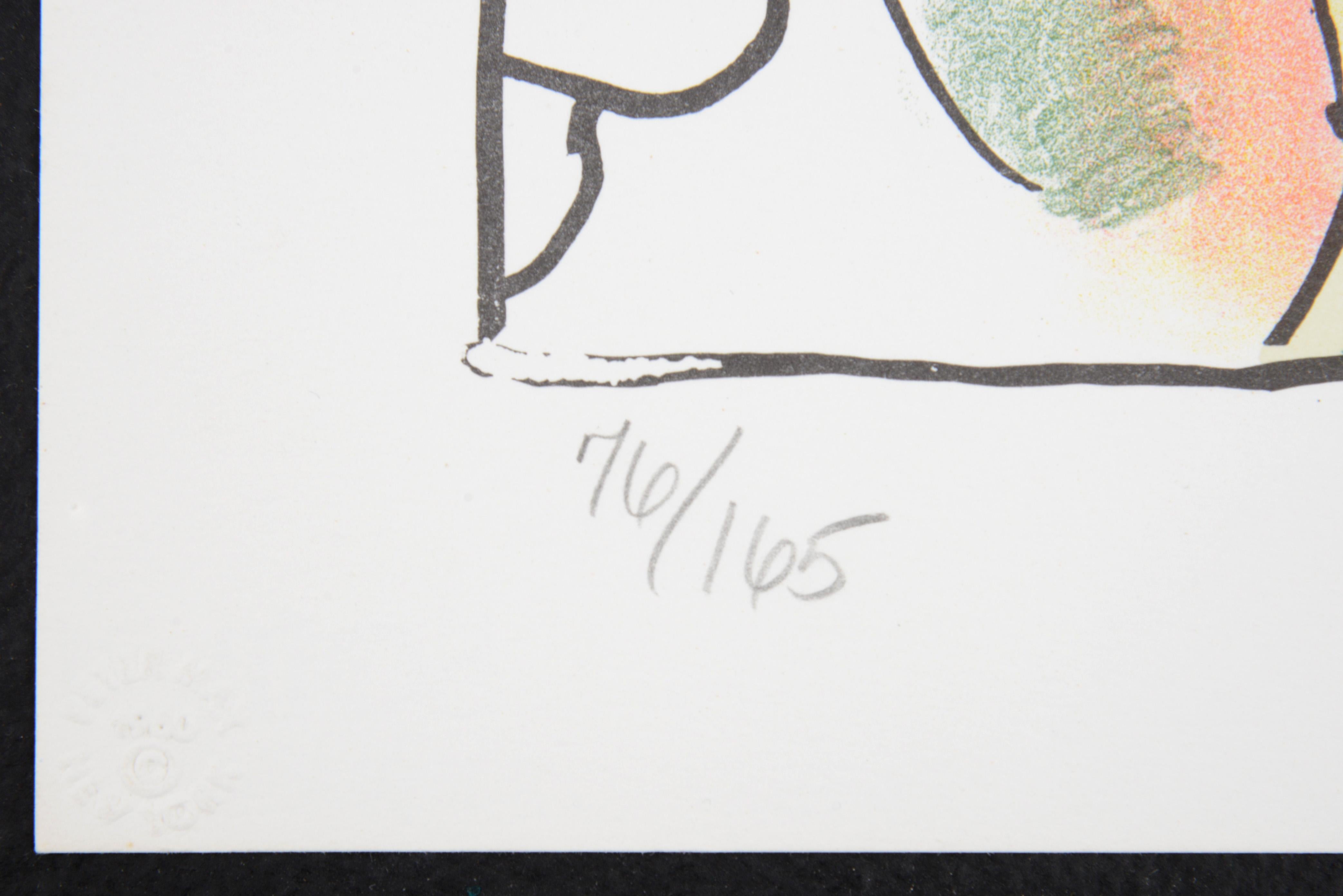 Peter Max COMPOSICIÓN Serigrafía en venta 3