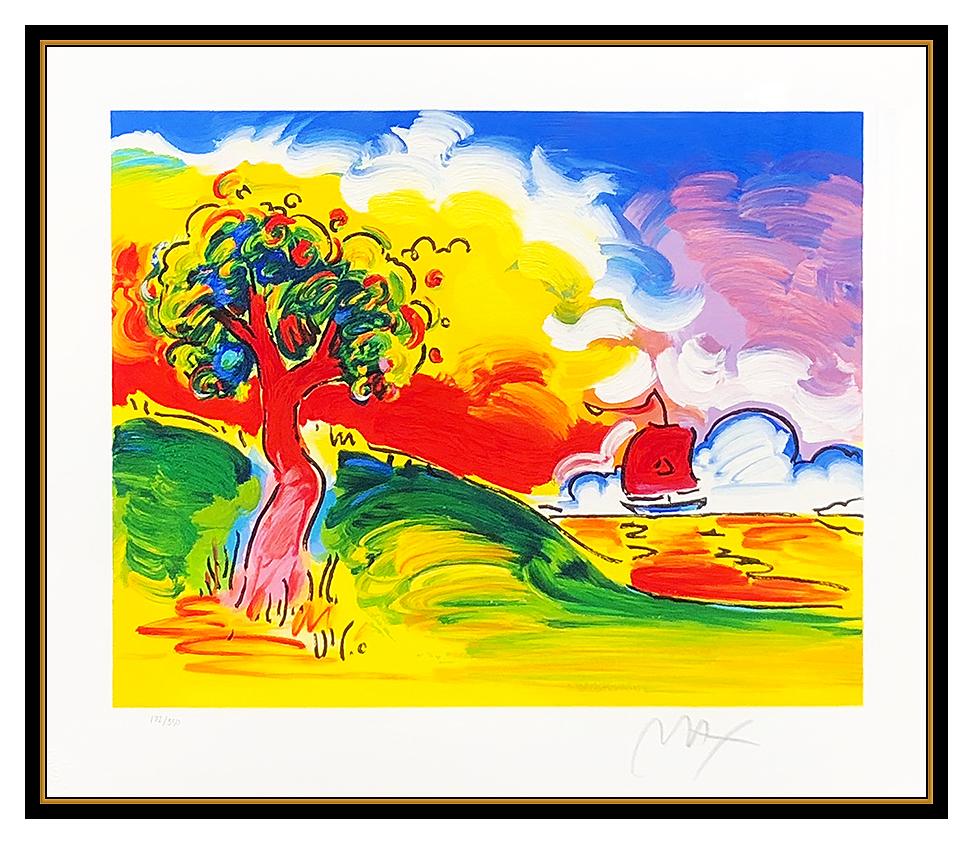 PPeter Max Hand Signed and Numbered Color Serigraph, Professionally Custom Framed and listed with the Submit Best Offer option 

Accepting Offers Now:  Up for sale here we have a Authentic & Large Original serigraph by Peter Max titled, 