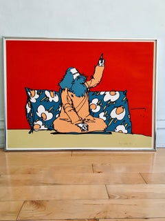 Peter Max Limited Edition Silkscreen 1/100/ 'Sri Swami Satchidananda'