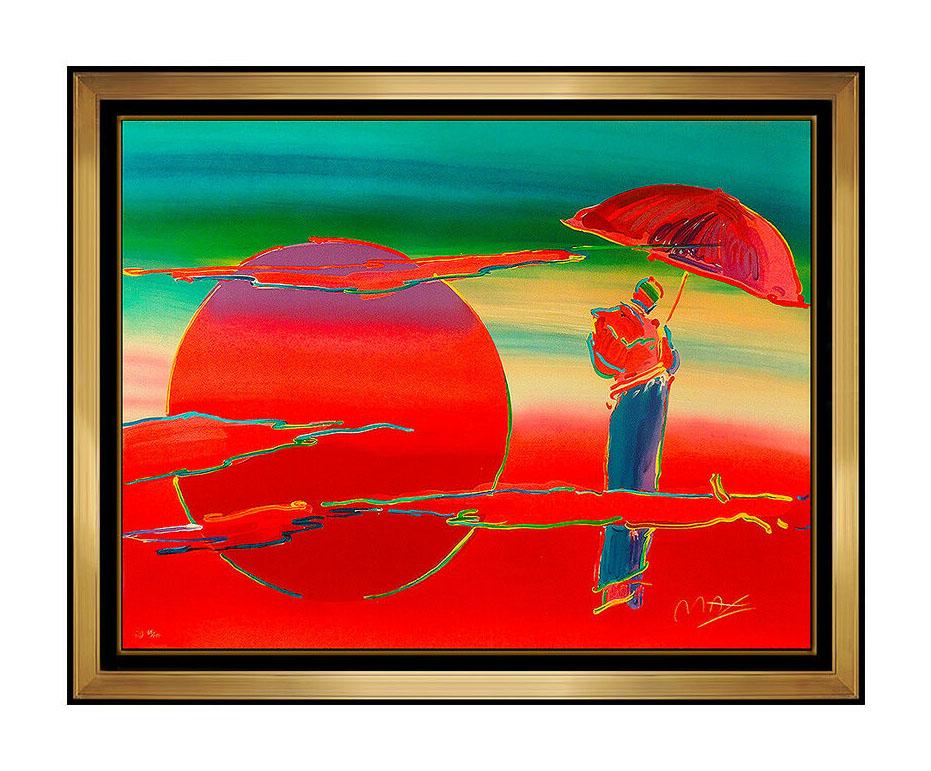 Peter Max Hand Signed and Numbered Color Silkscreen, Professionally Custom Framed and listed with the Submit Best Offer option 

Accepting Offers Now:  Up for sale here we have an Extremely Rare, Authentic and Large Silkscreen by Peter Max titled,