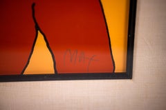 Peter Max, Peach Cinema - 1975 Signed Limited Edition Serigraph