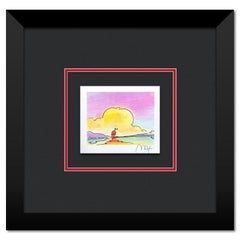 Peter Max, "Sailboat on the Horizon" Framed Limited Edition Lithograph
