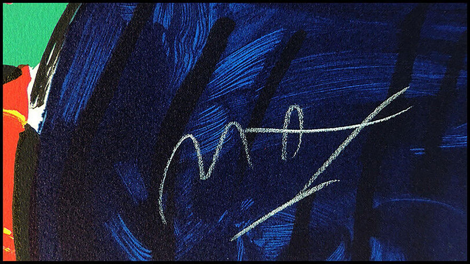 Peter Max Time Line Dega Man Large Color Screenprint Hand Signed Pop Artwork SBO For Sale 3