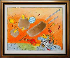 Peter Max Vintage Color Silkscreen Hand Signed Pop Artwork Cosmic Daydreaming