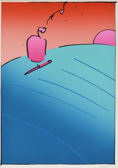 Pink Sailboat