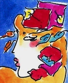 Profile Series I, Limited Edition Lithograph, Peter Max - SIGNED