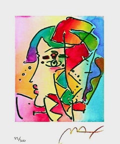 Profile Series II, Limited Edition Lithograph, Peter Max - SIGNED