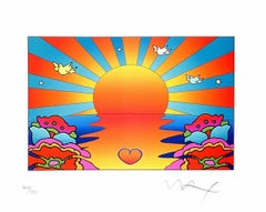 protect our Children Ver. II, Ltd Ed Lithographie, Peter Max – SIGNED