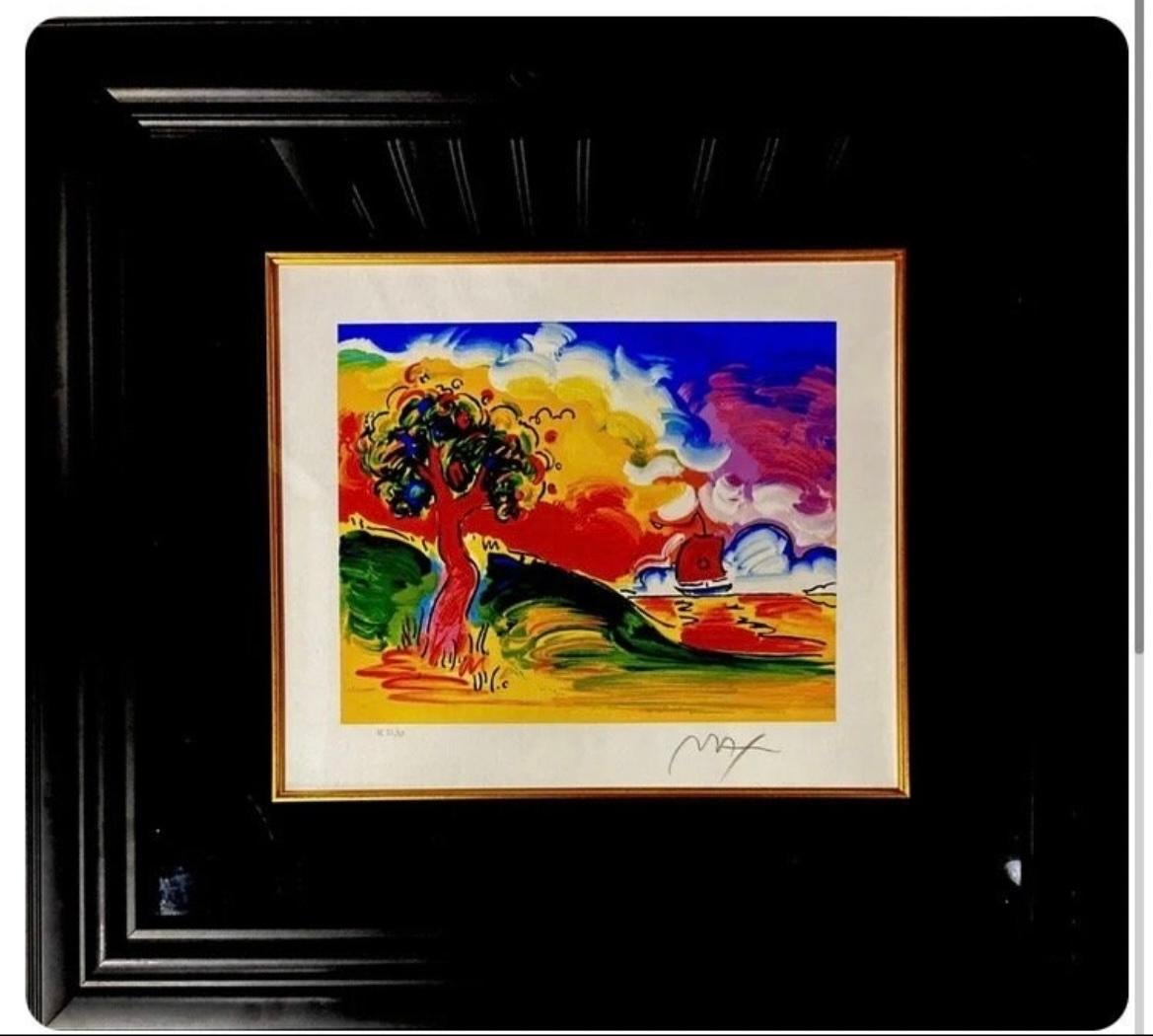 “Quiet Lake” - Print by Peter Max