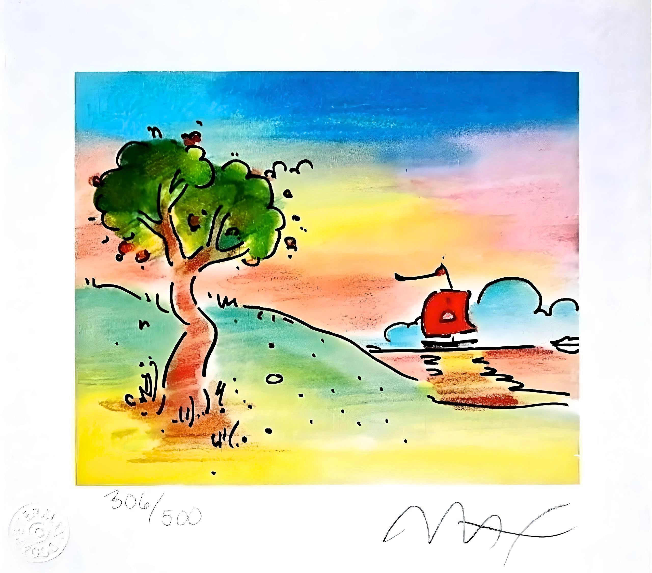 Quiet Lake, Peter Max For Sale 5
