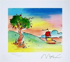 Quiet Lake, Peter Max - SIGNED