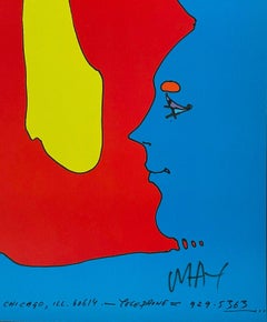R.J. Grunts (Prince of Blue), 1969 Vintage Offset Lithograph - SIGNED