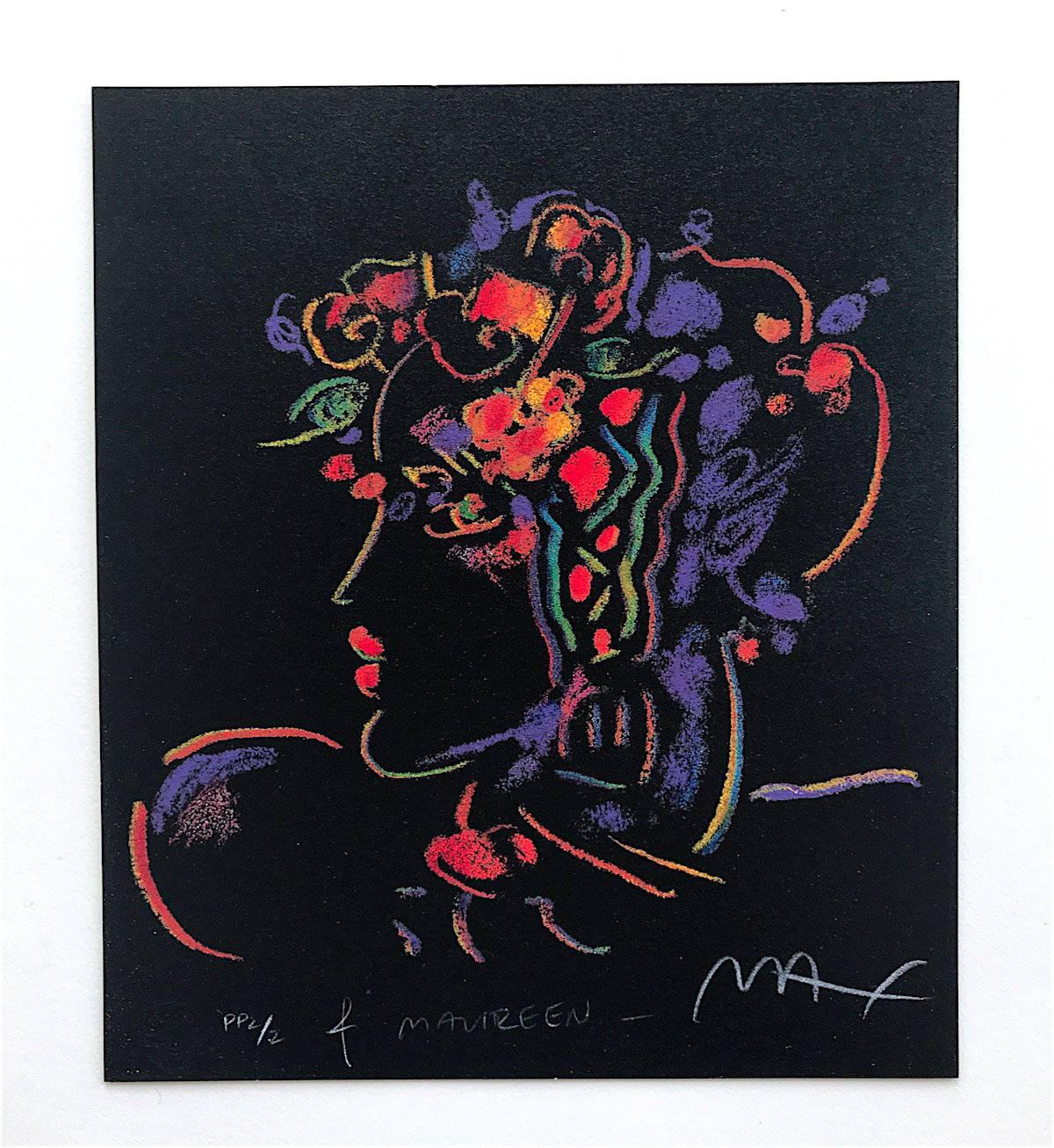 Romance Suite I: Lady, Signed Limited Edition, Fluorescent colors on Black 1