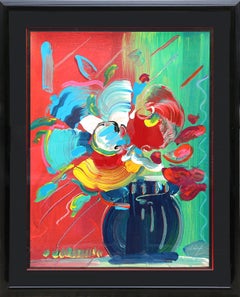 Roseville Bouquet, serigrafia Pop Art su carta di Peter Max