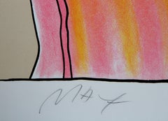 Sage at Window, Psychedelic Art Lithograph by Peter Max