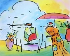 Salvia, barca a vela e vaso II, Peter Max
