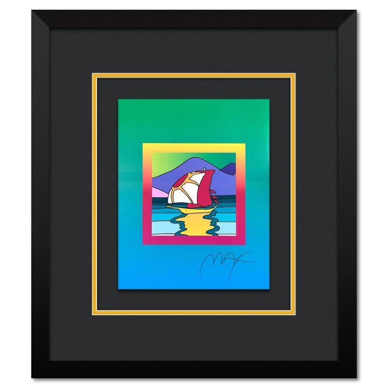 "Sailboat East on Blends" Framed Limited Edition Lithograph