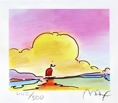 Sailboat on Horizon, Peter Max