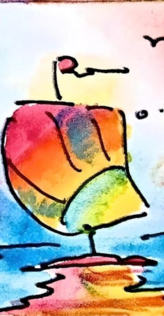 Sailboat Series II, Peter Max