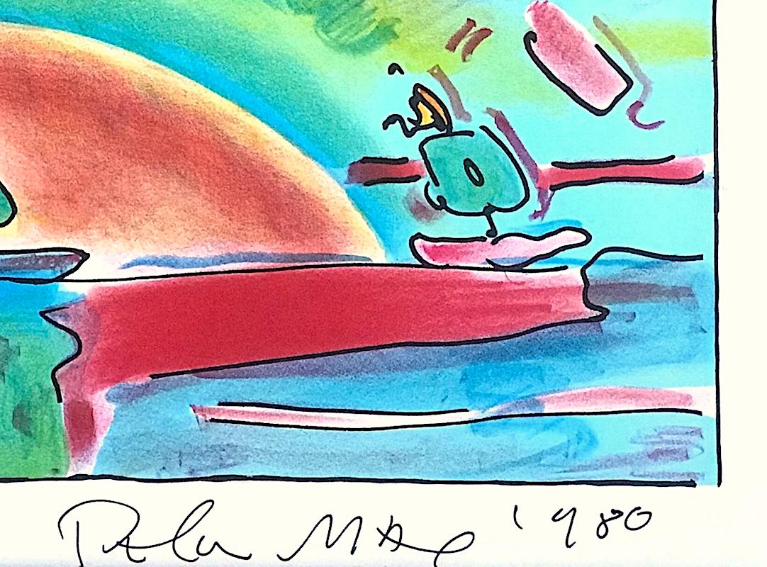 peter max lithograph signed
