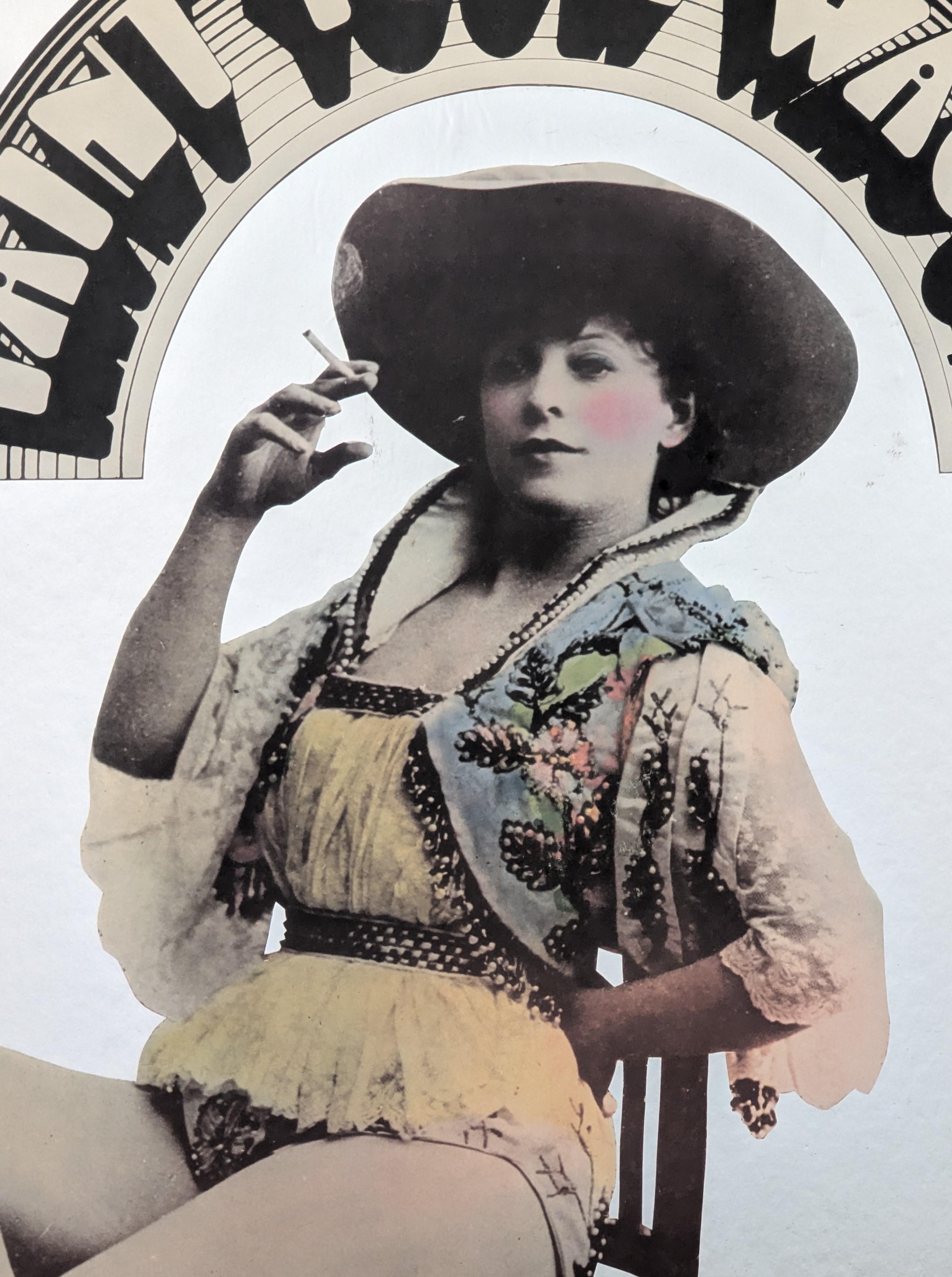 Litografia firmata su pellicola per il manifesto cinematografico del musical western 